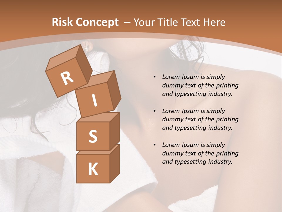 Calm One Brunette PowerPoint Template