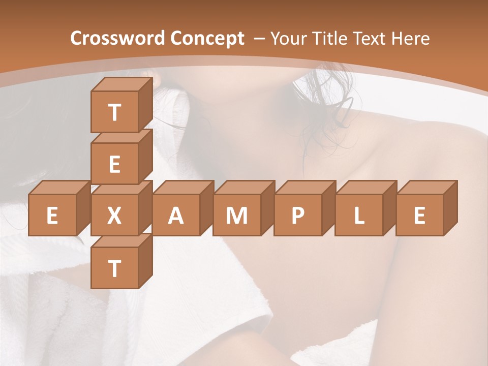 Calm One Brunette PowerPoint Template