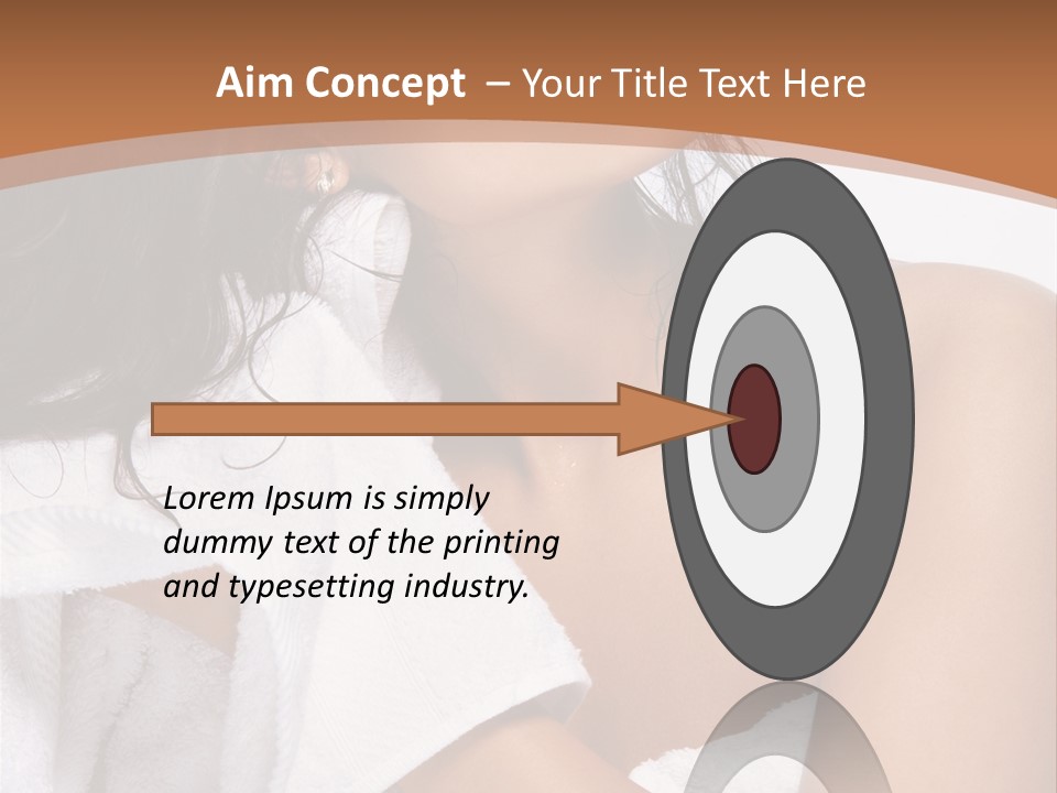 Calm One Brunette PowerPoint Template