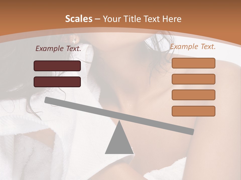 Calm One Brunette PowerPoint Template