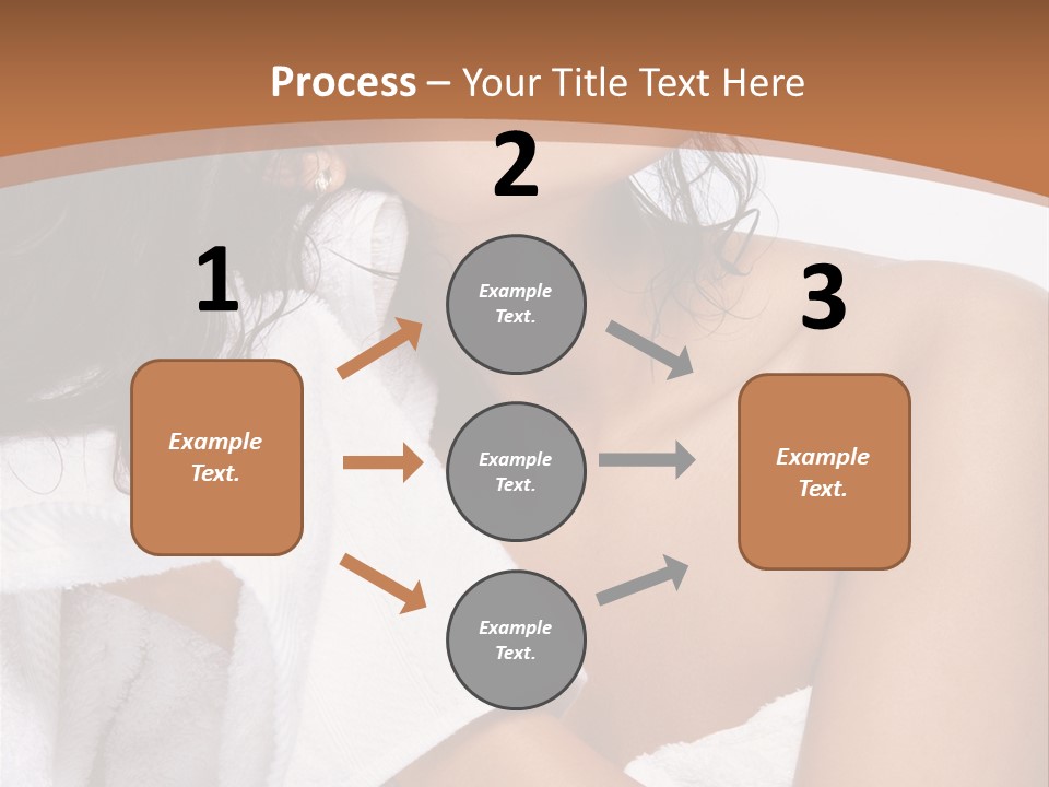 Calm One Brunette PowerPoint Template