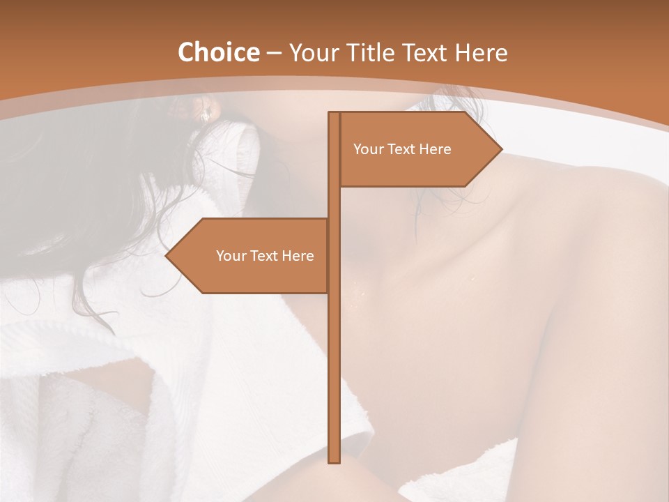 Calm One Brunette PowerPoint Template