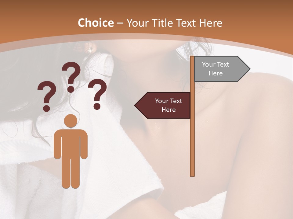 Calm One Brunette PowerPoint Template