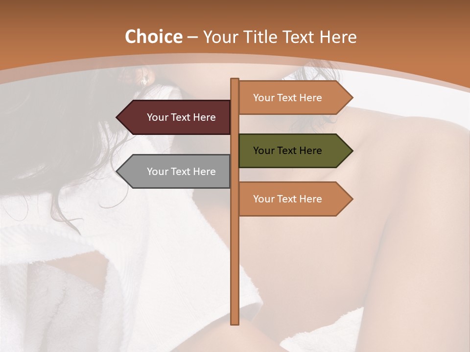 Calm One Brunette PowerPoint Template