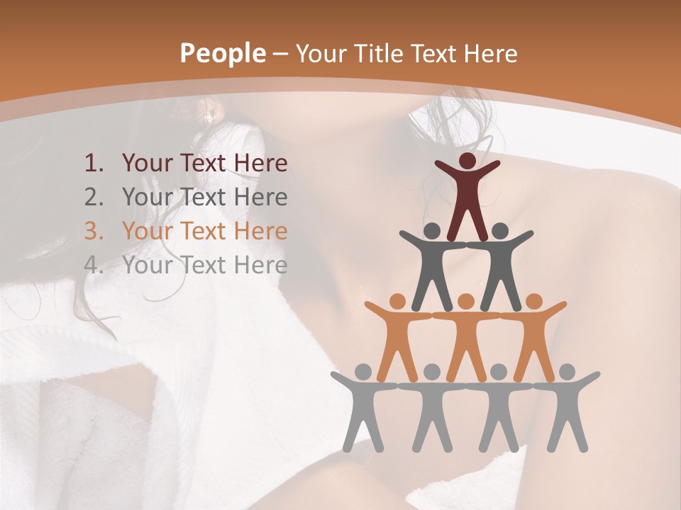 Calm One Brunette PowerPoint Template