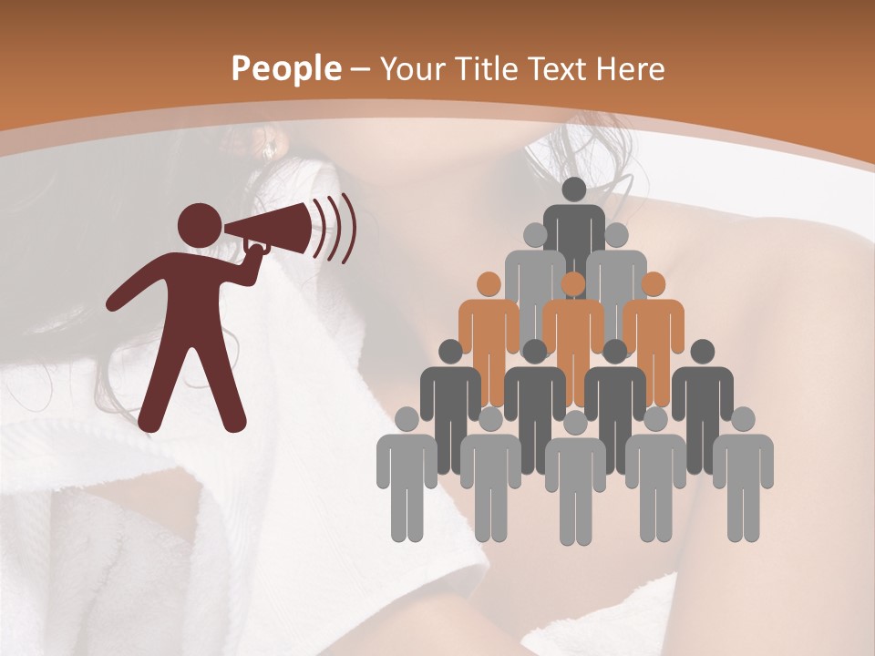 Calm One Brunette PowerPoint Template