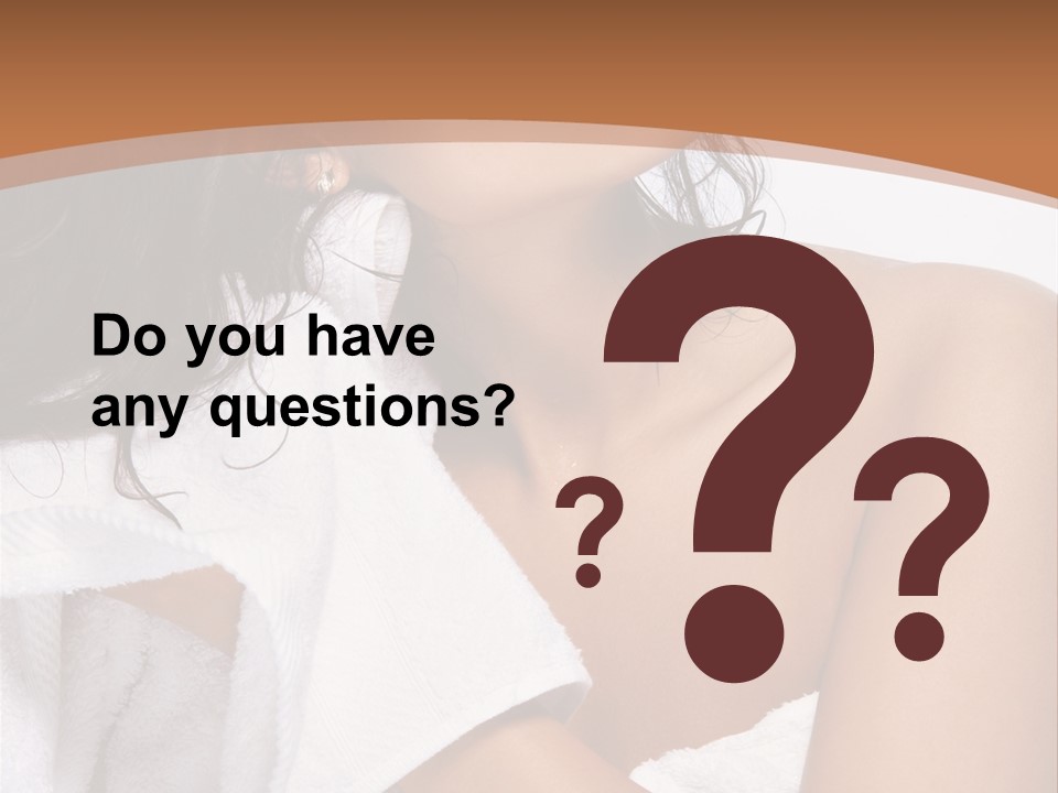 Calm One Brunette PowerPoint Template