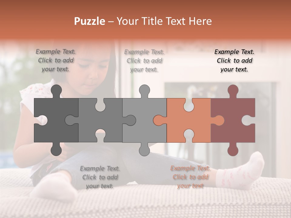 Notebook Person Home PowerPoint Template