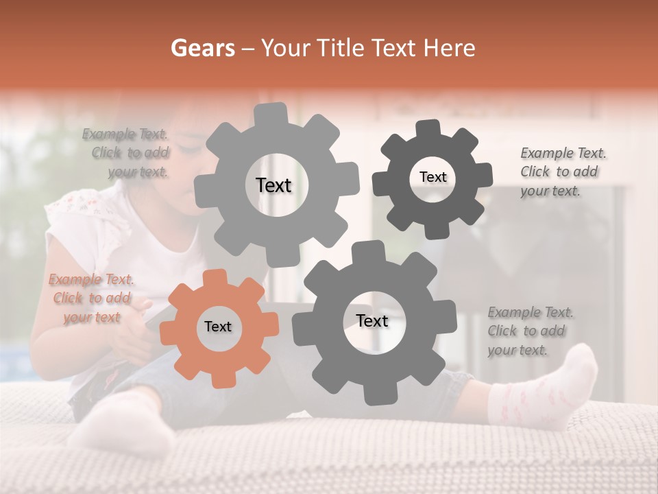 Notebook Person Home PowerPoint Template