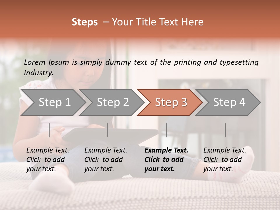 Notebook Person Home PowerPoint Template