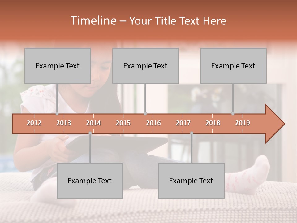 Notebook Person Home PowerPoint Template