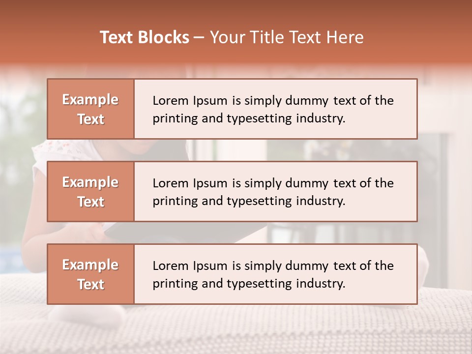 Notebook Person Home PowerPoint Template