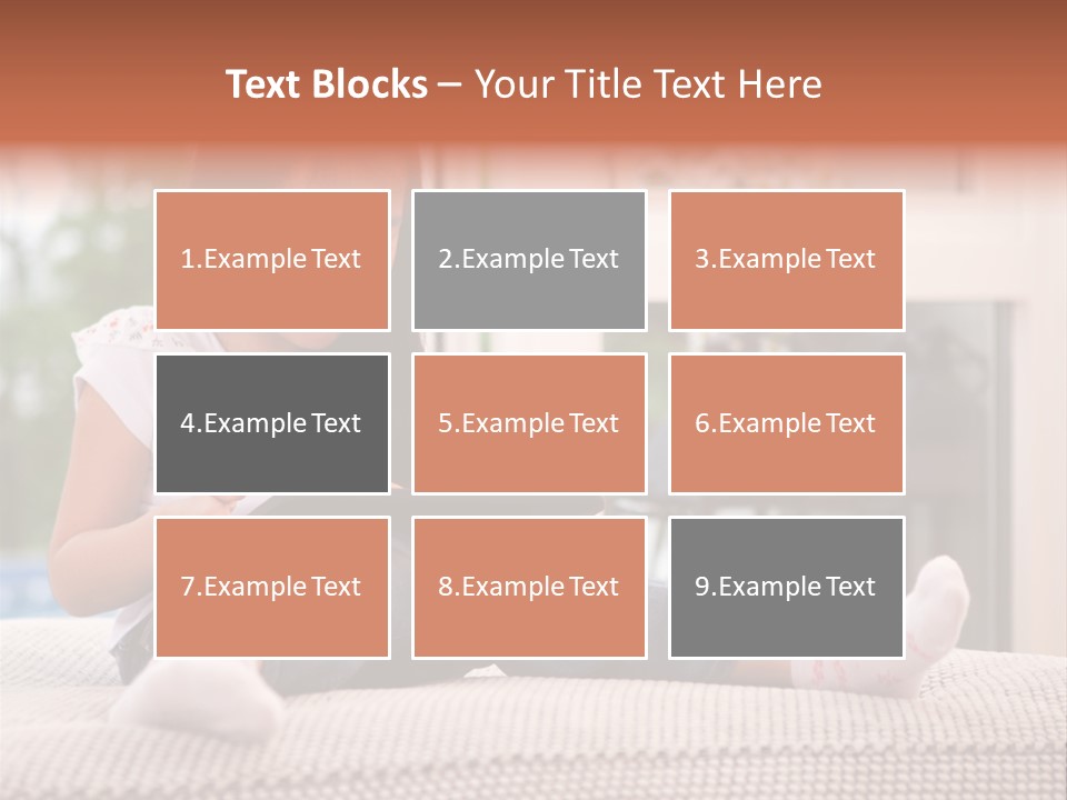 Notebook Person Home PowerPoint Template