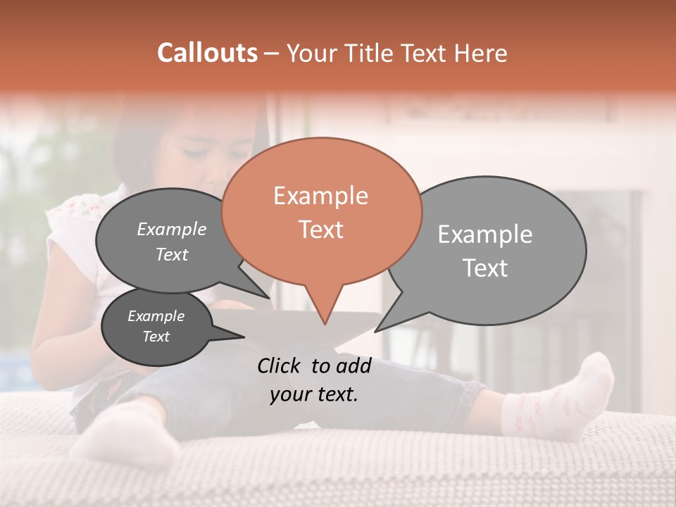 Notebook Person Home PowerPoint Template