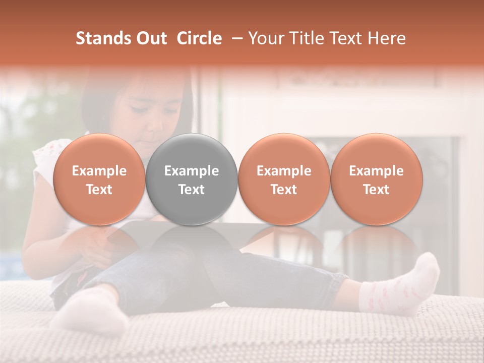 Notebook Person Home PowerPoint Template