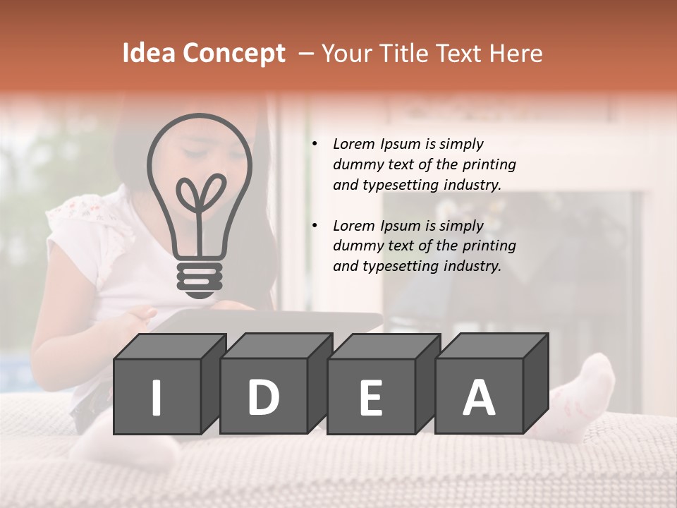 Notebook Person Home PowerPoint Template