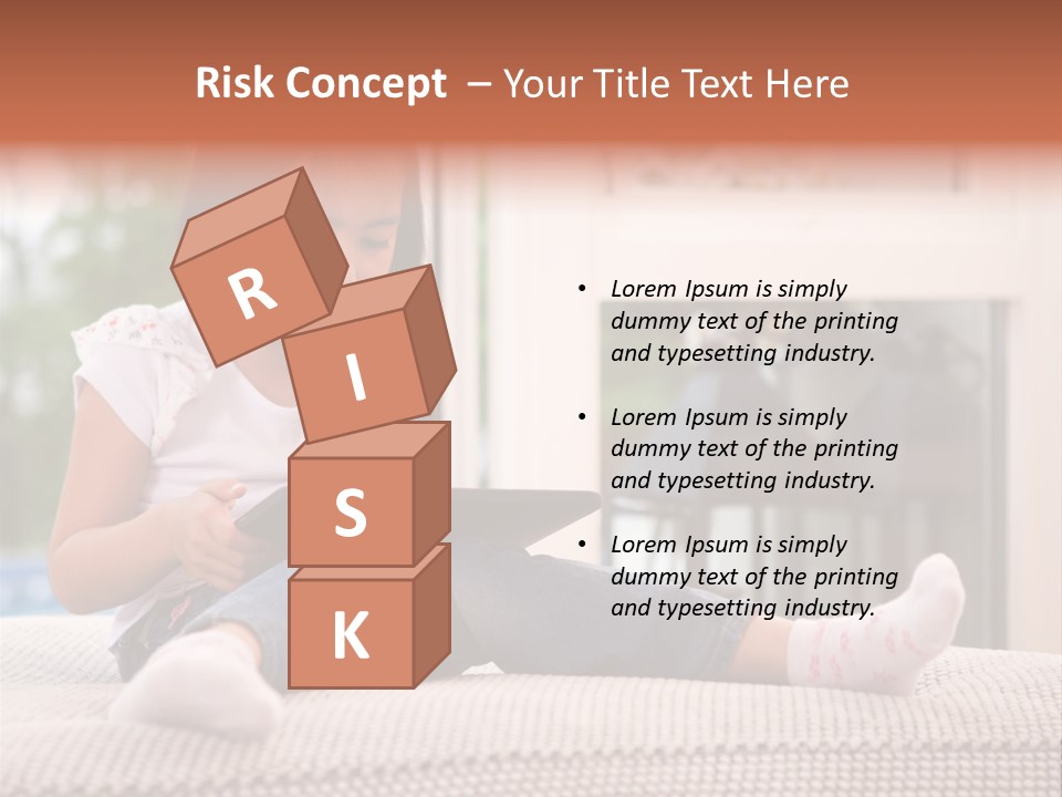 Notebook Person Home PowerPoint Template