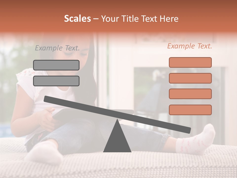 Notebook Person Home PowerPoint Template