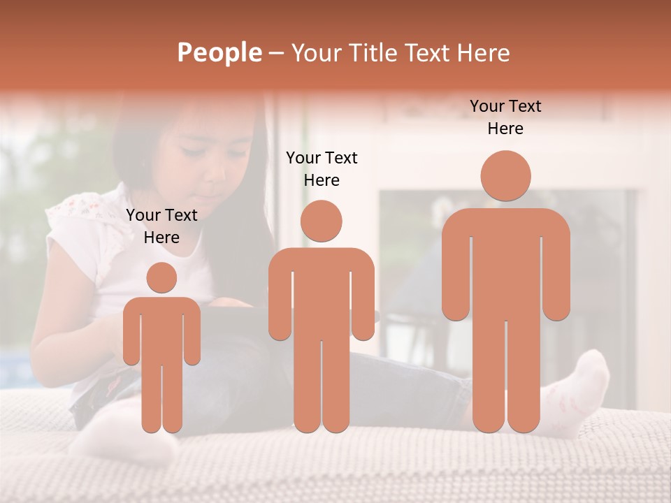 Notebook Person Home PowerPoint Template