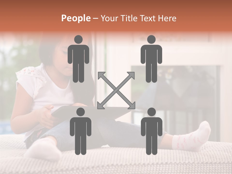 Notebook Person Home PowerPoint Template