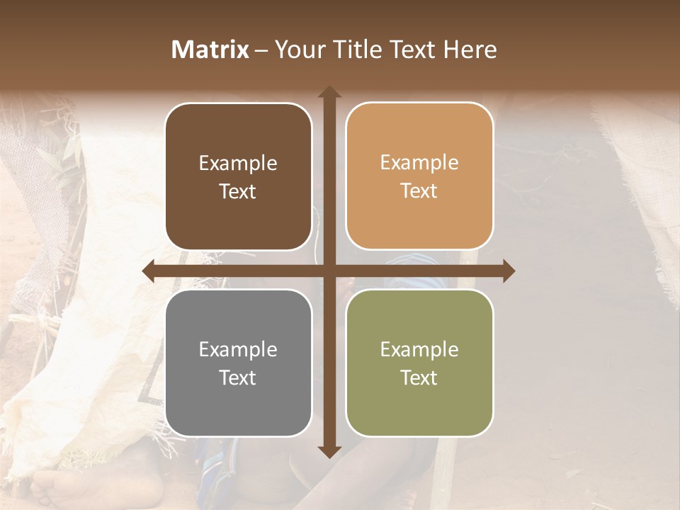 African Dirty Poverty PowerPoint Template