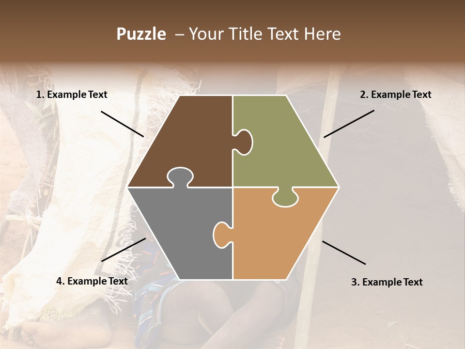 African Dirty Poverty PowerPoint Template