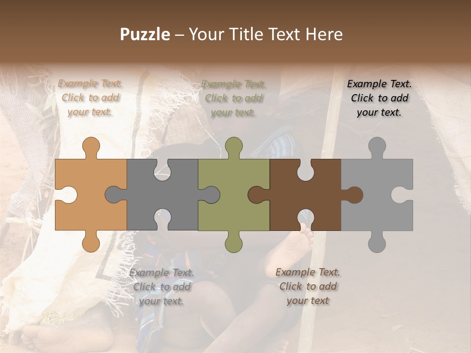 African Dirty Poverty PowerPoint Template