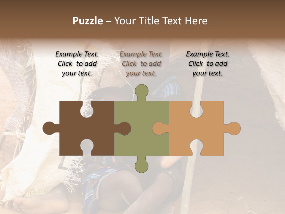 African Dirty Poverty PowerPoint Template