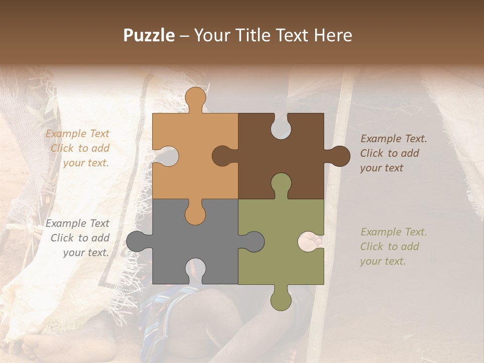 African Dirty Poverty PowerPoint Template