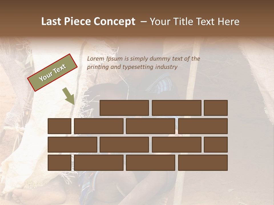 African Dirty Poverty PowerPoint Template
