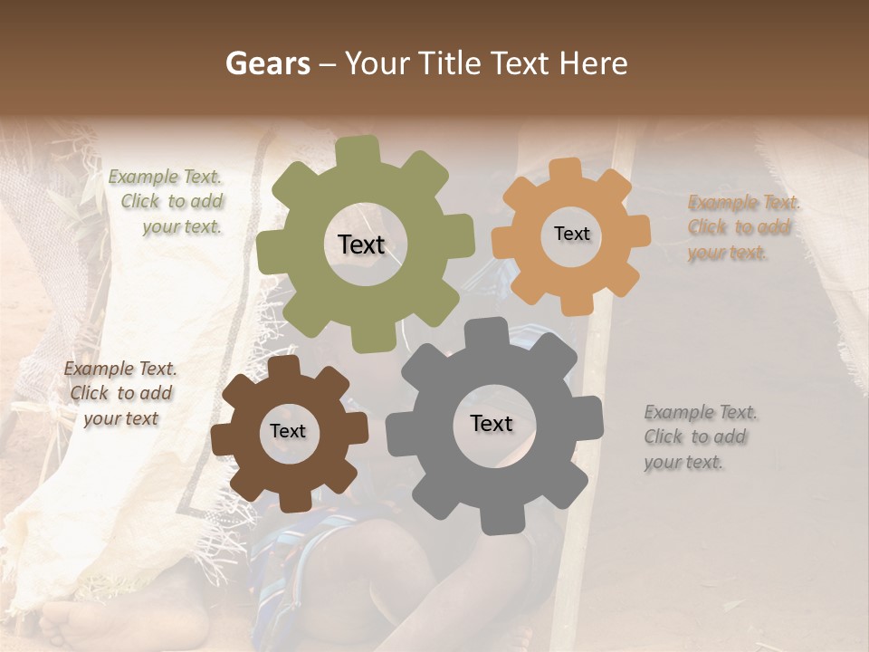 African Dirty Poverty PowerPoint Template