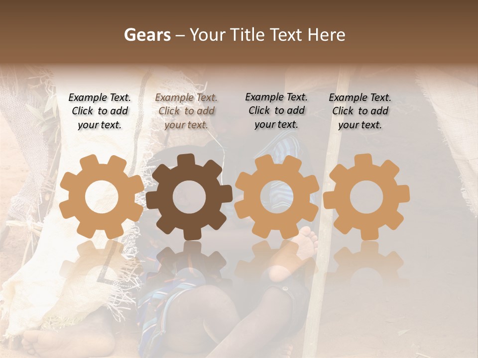 African Dirty Poverty PowerPoint Template