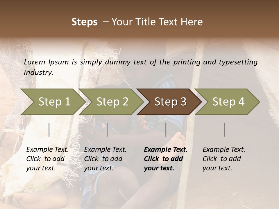 African Dirty Poverty PowerPoint Template