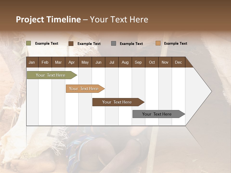 African Dirty Poverty PowerPoint Template