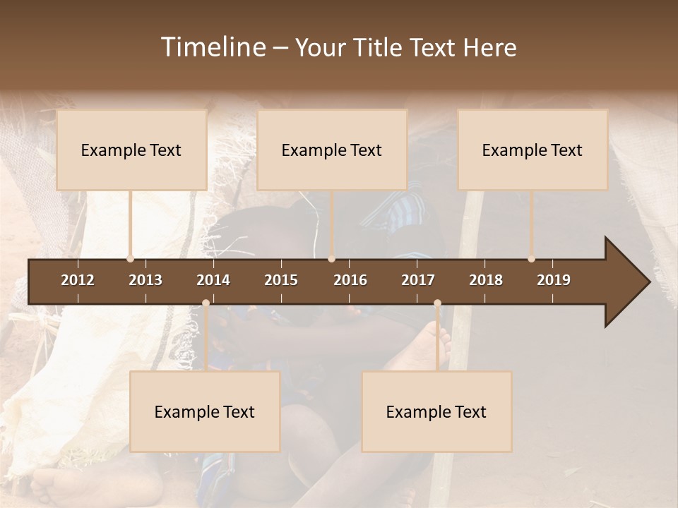 African Dirty Poverty PowerPoint Template