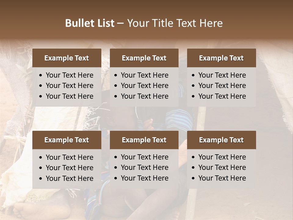 African Dirty Poverty PowerPoint Template