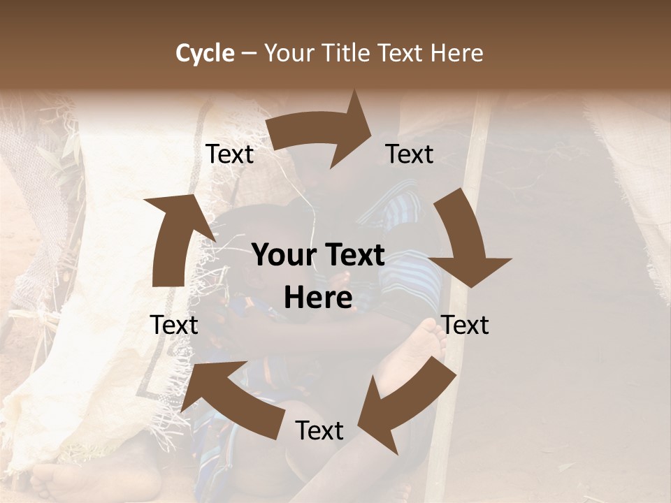African Dirty Poverty PowerPoint Template