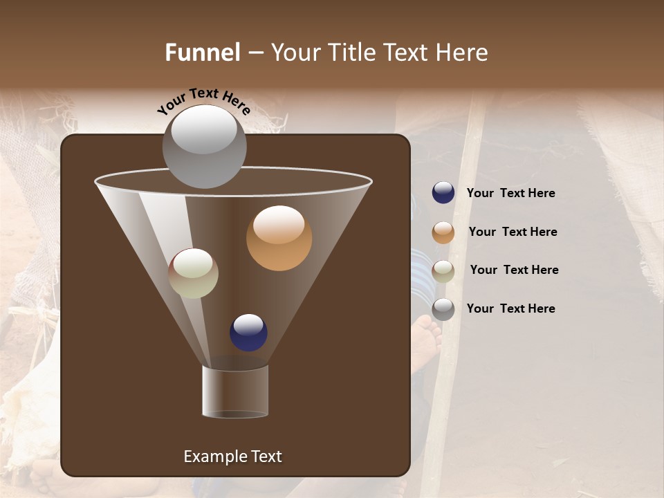 African Dirty Poverty PowerPoint Template