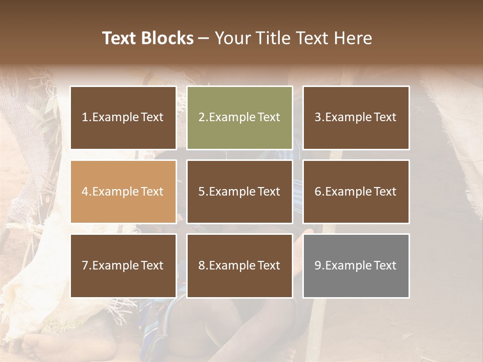 African Dirty Poverty PowerPoint Template