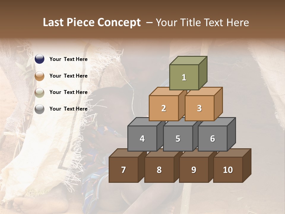 African Dirty Poverty PowerPoint Template