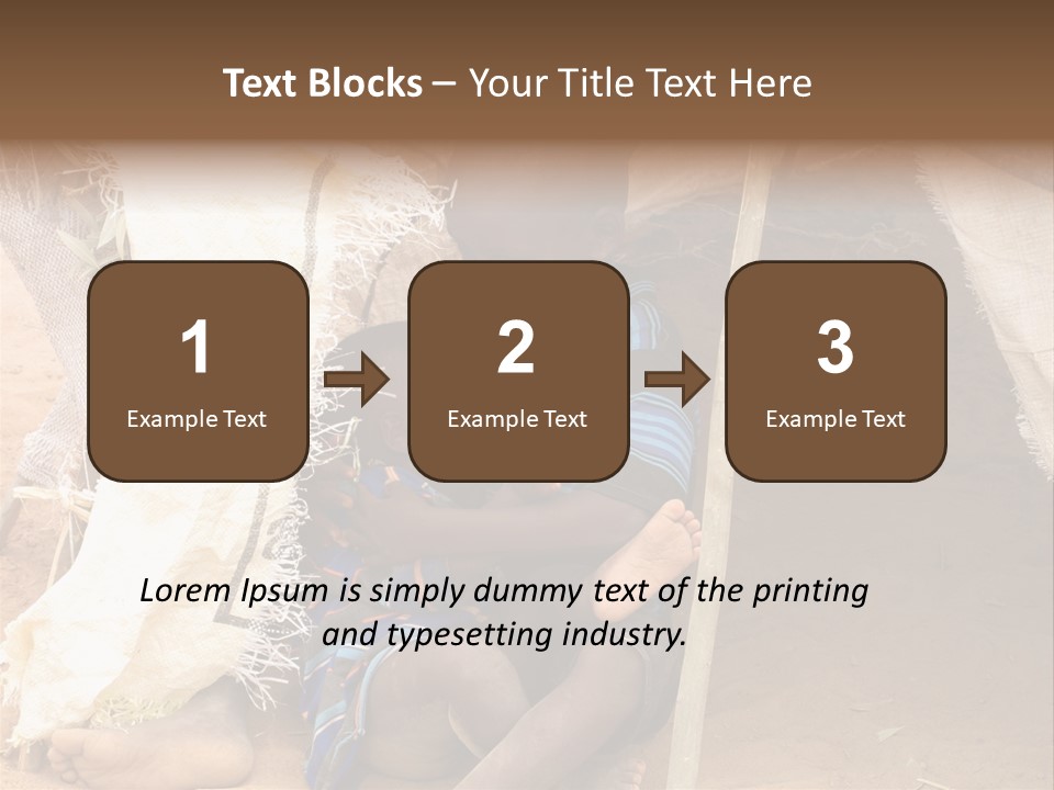 African Dirty Poverty PowerPoint Template