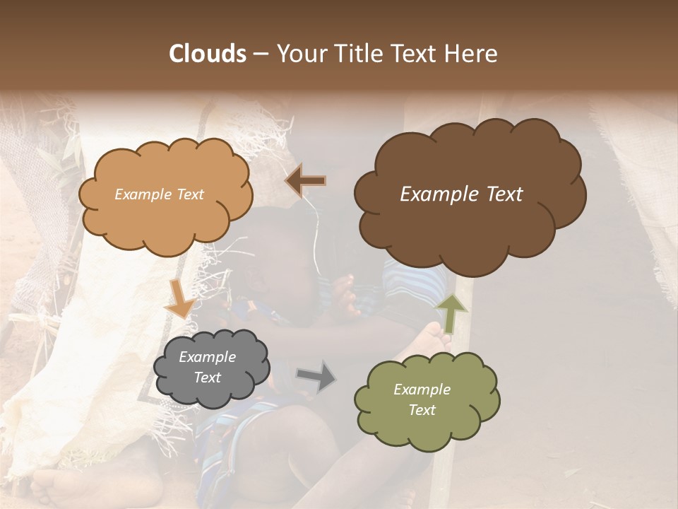African Dirty Poverty PowerPoint Template