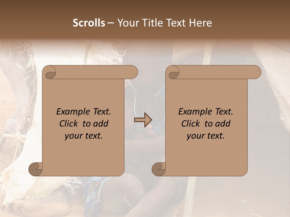 African Dirty Poverty PowerPoint Template
