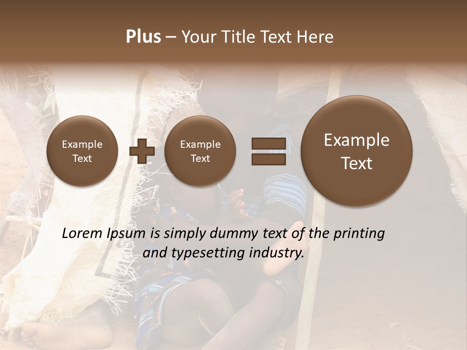 African Dirty Poverty PowerPoint Template