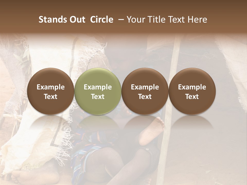 African Dirty Poverty PowerPoint Template