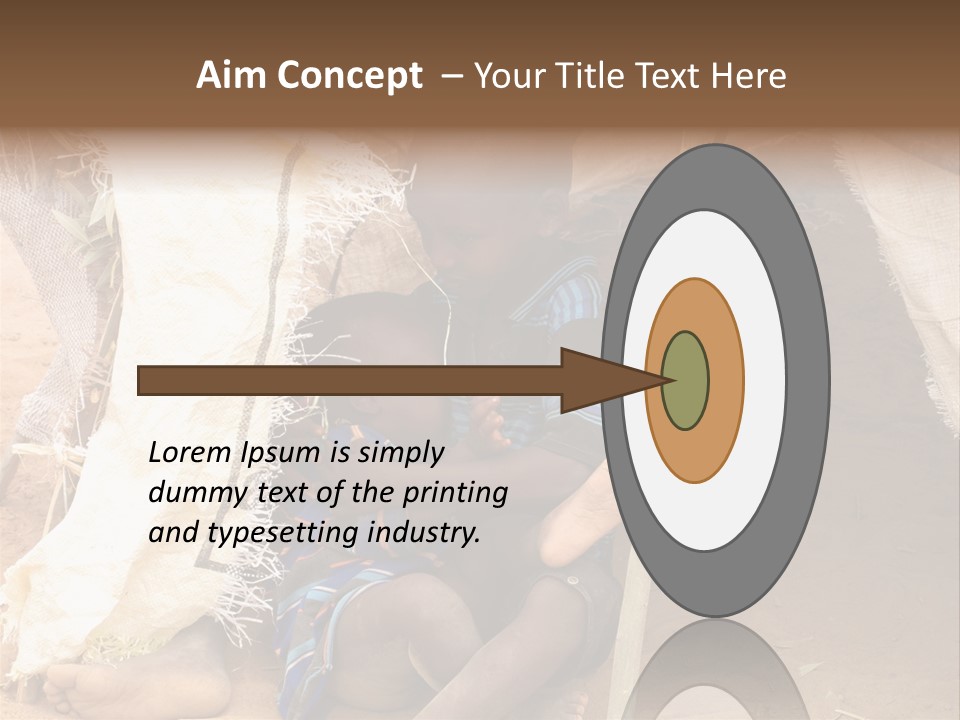 African Dirty Poverty PowerPoint Template