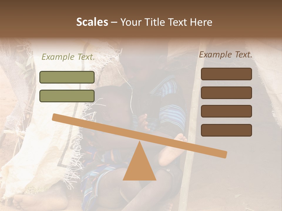 African Dirty Poverty PowerPoint Template