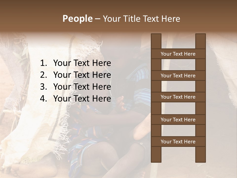 African Dirty Poverty PowerPoint Template