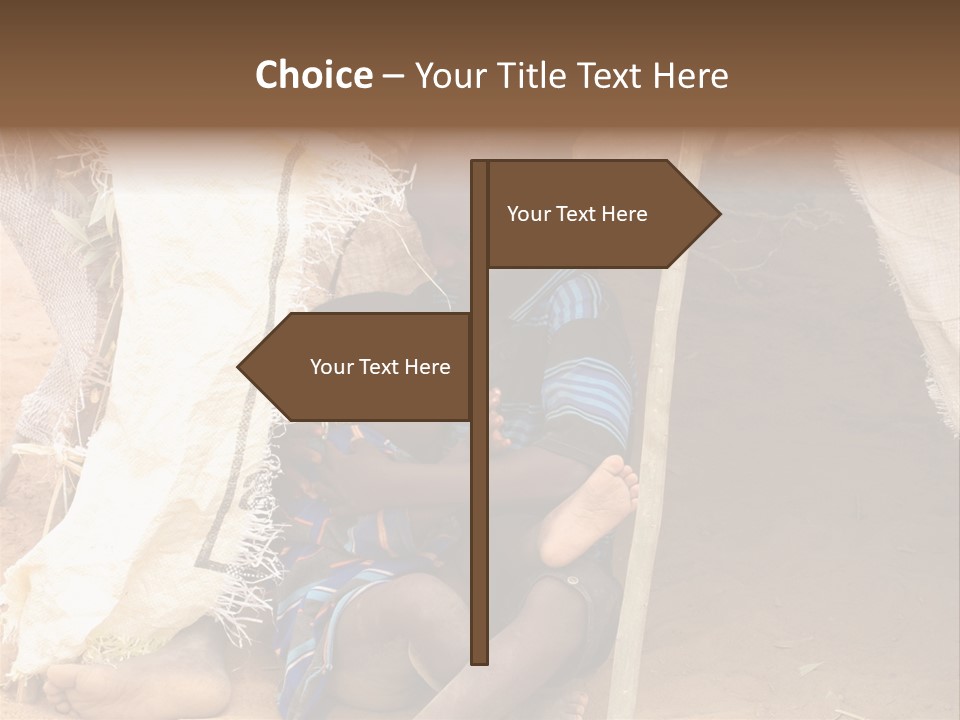 African Dirty Poverty PowerPoint Template