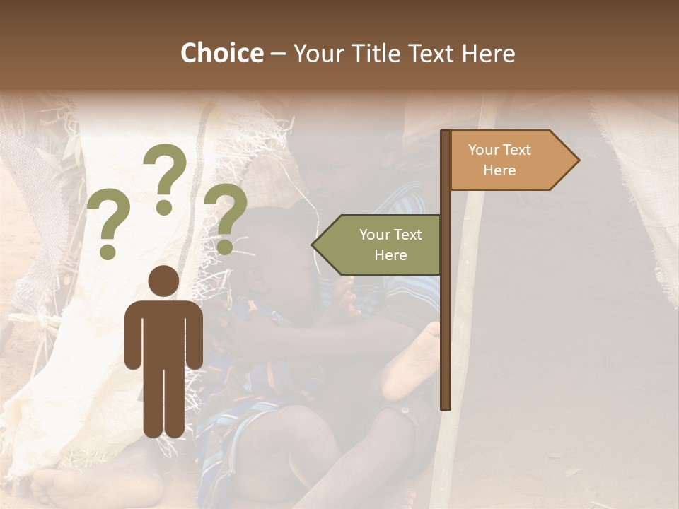 African Dirty Poverty PowerPoint Template